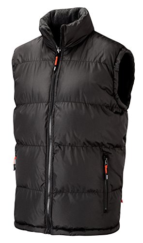 Men's Lee Cooper Veste rembourrée réversible, noir - XXL
