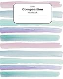 tempus fugit uhr junghans  Lines Composition Notebook: Colors Wide Ruled Extra Large 8\