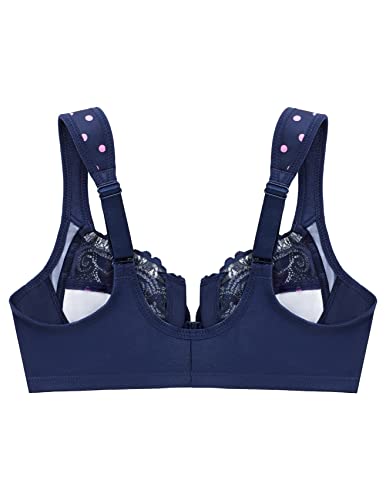Image of Glamorise Full Figure Plus Size Wonderwire Front-Closure Bra Underwire #1245
