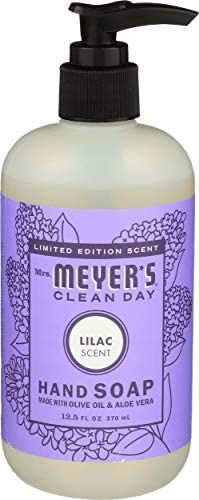 MRS. MEYER'S CLEAN DAY Lilac Liquid Hand Soap 12.5 Fl Oz (Pack of 2)