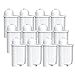 Waterdrop Ersatzwasserfilter für Siemens® EQ Series EQ6, EQ9 S700, EQ500, TZ70003, Brita® Intenza® 575491, Bosch® TCZ7003, TCZ7033, 467873, TÜV SÜD Zertifiziert 12 Stück