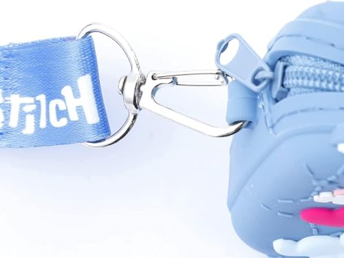 Cartoon Stitch Crossbody bag with Adjustable Shoulder Strap, Handbag with Zipper, Badge Wallet with Lanyard, Wallet Purse Shoulder Bag Coin Pouch Accessories Money Bag for Girls4