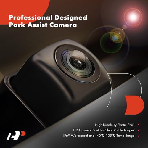Image of A-Premium Rear View Backup Camera Compatible with Nissan | Parking Camera for 2017 2018 2019 2020 Pathfinder - Replace# 284429PJ1A