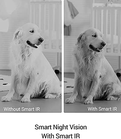 EZVIZ Smart Indoor Security Camera, 1080P Motorized Pan-Tilt Cam with Auto Motion Tracking, 360° View, IR Night Vision up to 10M, Two-Way Talk, Sleep Mode for Privacy Protection (C6N Black)