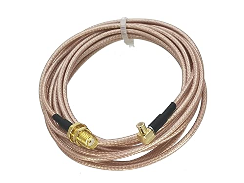Câble RG316 SMA femelle MCX coudé pour antenne extérieure de toit 10m