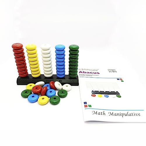 Image of Educational Abacus Toy Tool for Kids to Early Math Montessori Learning Education Toys Manipulatives Counting Skills Mathematics Game Learn to Count, Add & Subtract with Colourful Beads