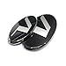 Front Grille + Rear Trunk Emblem Badge V Style Logo Carbon Black Sirver Hairline for HYUNDAI 2011 2012 2013 2014 2015 2016 2017 Veloster/Turbo