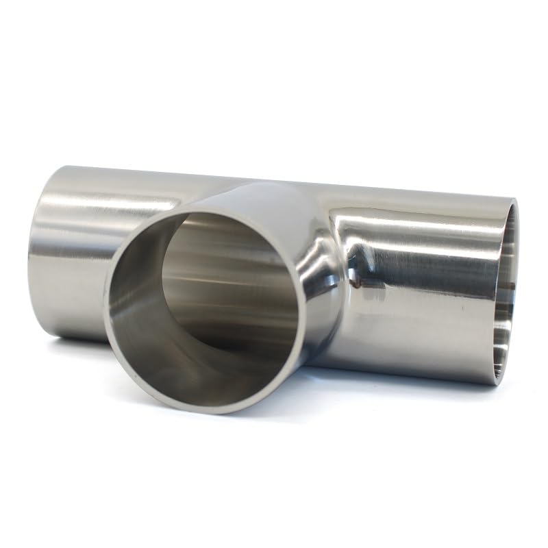 Te de soldar acero inoxidable 12.7mm OD conector en T de tres vias SS304 de tuberias 4