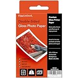 5' x 7' Photo Paper for Inkjet & Laser Printers - Extra Thick, High Gloss for Full Color Printing - Premium White Glossy, Instant Dry Paper for Everyday Pictures, Albums - 50 Sheets per Pack