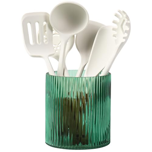 FERAHI Green Utensil Holder, 6.3