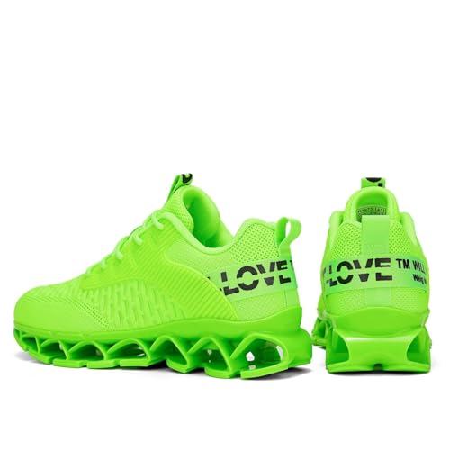 Image of Vooncosir Men's Fashion Sneakers Breathable Mesh Running Shoes Blade Non Slip Soft Sole Casual Athletic Walking Shoes