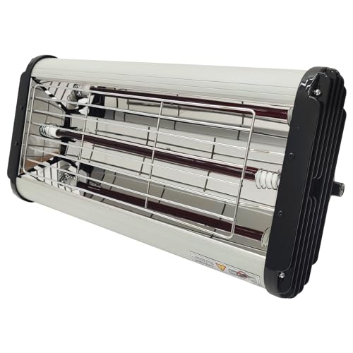 INTSUPERMAI 1200W Infrared Paint Curing/Baking Lamp, 110V, 3 Lamp Tubes, 1-Hour Timer, Infrared Heating, Handheld Paint Heating lamp, for Automotive Whole or Partial Paint Curing