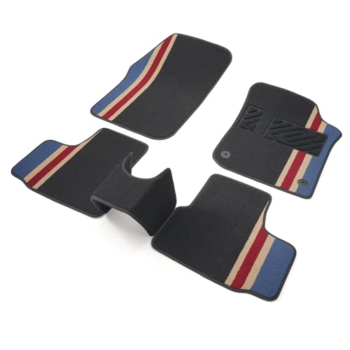 Image of Crokomat Car Mats Fit Volkswagen VW Up & Skoda Citigo & Seat Mii 2011-2019 Luxury Floor Mats Velour Carpet Water Proof Wear-Resistant Car Accessories For 2011 2012 2013 2014 2015 2016 2017 2018 2019