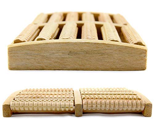 Divik Full Body Blood Circulation Foot Massager Legs Pain Relief Wooden Massager Blood Circulation Foot Wooden Massager Acupuncture Points Massager Wood Roller (1Pcs) Divik Full Body Blood Circulation Foot Massager Legs Pain Relief Wooden Massager Blood Circulation Foot Wooden Massager Acupuncture Points Massager Wood Roller (1Pcs)