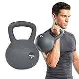XTREXO Soft Kettlebell 6–12 kg – Bodenschonend & Geräuscharm – Synthetische Hülle mit Füllmaterial – für Kraft- & Functional Training zuhause (10 kg)