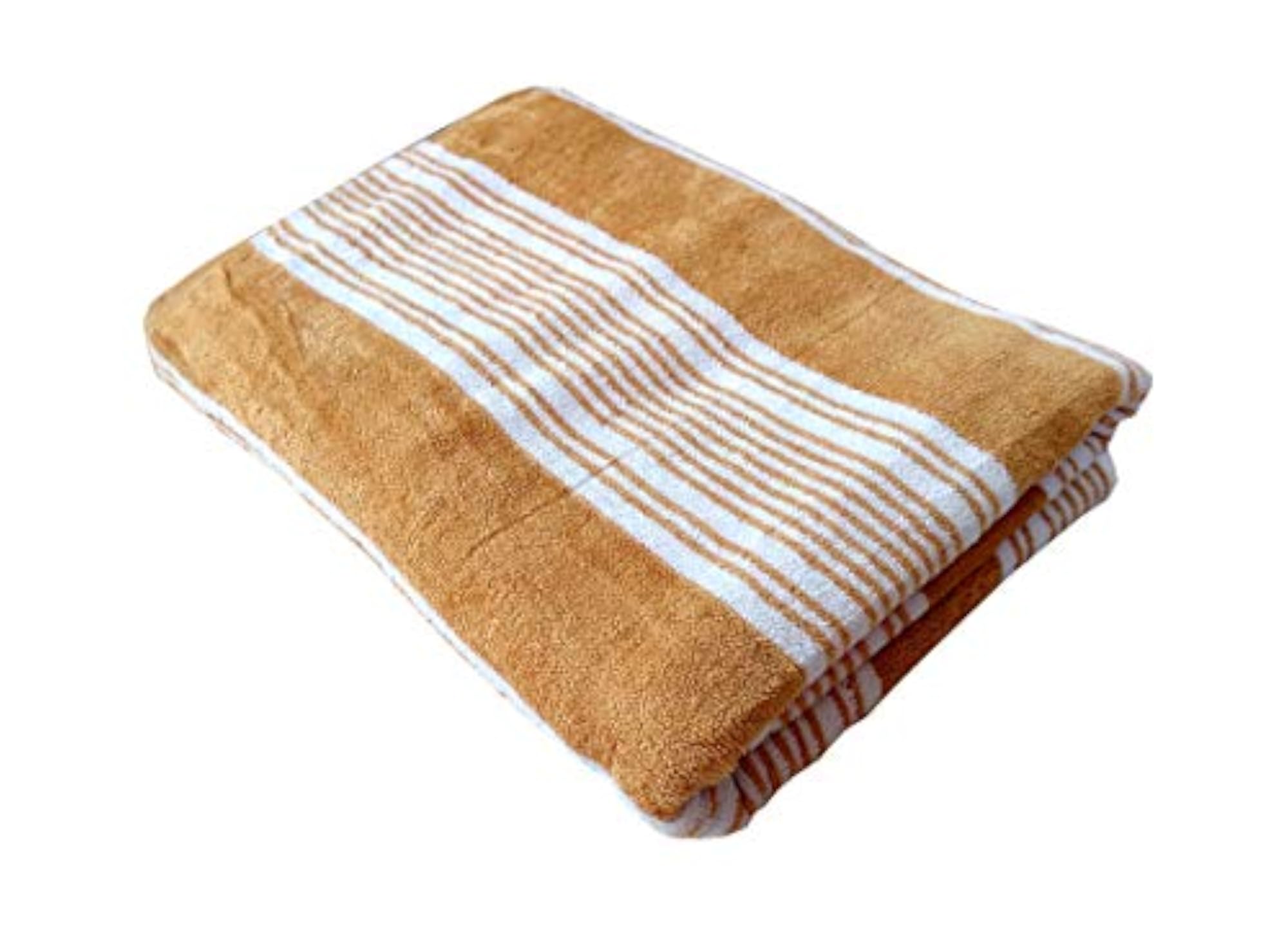Soft Bath Towels, Attractive Striped Cotton Towel Pack of 3