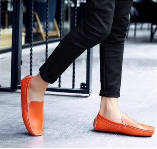 Men's Casual Loafers Slip On Leather Shoes for Business Office Work Wedding Comfortable Lightweight Walking Shoes3