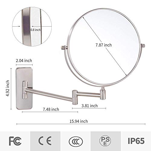 Miroir de maquillage mural pour une routine beauté et rasage fluide - 7