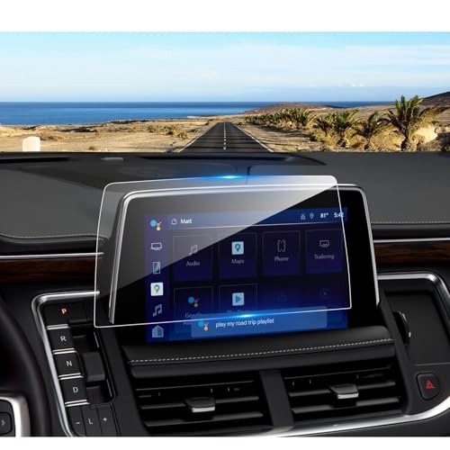 Coleya 2021-2024 Suburban Screen Protector for Chevy Suburban (LT/Z71/RST/Premier/High Country) 10.2-inch Touch Screen, 9H Tempered Glass 2022 2023 2024 Chevy Suburban Accessories HD Transparent by Coleya - Used condition - US$4.78