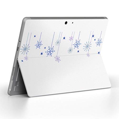 igsticker Surface Go/Surface Go 2 専用スキンシール サーフェス go シール スキン 保護 フィルム ステッカー アクセサリー 015555 雪 雪の結晶 冬 スノー