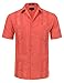 JD Apparel Men's Short Sleeve Cuban Guayabera Shirts