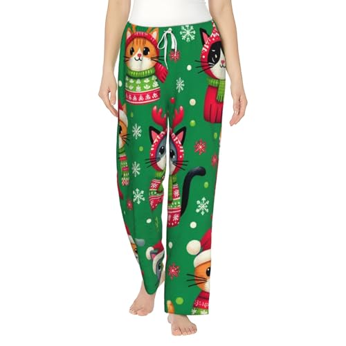 Pantalon de pyjama en polaire cadeau de Noël cocooning femme
