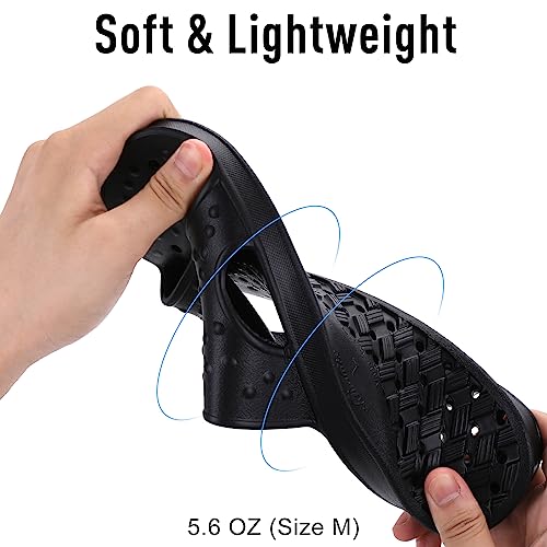 Image of shevalues Shower Shoes for Women Men with Arch Support Quick Drying Pool Slides Lightweight Beach Sandals with Drain Holes