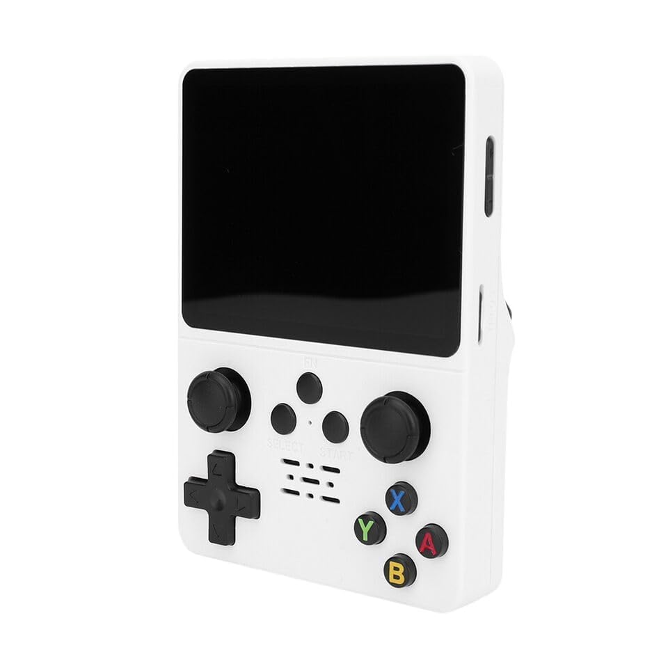 Play with Us R35S Retro Video Game Console 64GB Mini Handheld Gameboy Built in 8000+ Classic Games + PSP Games 3.5-inch IPS Screen Dual 3D Joystick - White (B0CPD25B5L) Amazon Price History, Amazon Price Tracker