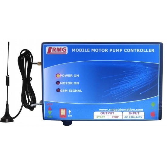 RMG Basic GSM mobile motor pump controller (For 3 button Starter) (B0D41SNJQ9) Amazon Price History, Amazon Price Tracker