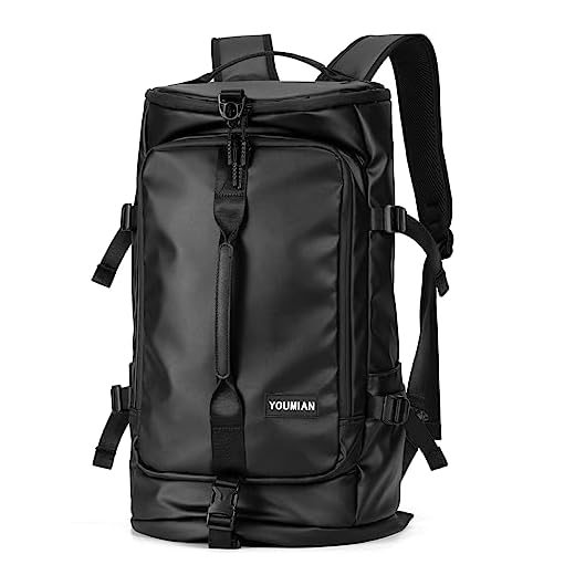 Versatile Gym Duffle Bag with Shoe Compartment
