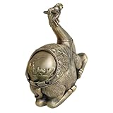 Construction métallique : fabriqué en métal, ce cendrier est conçu pour durer et est facile à nettoyer, offrant une utilisation pratique et . cendrier vintage élégant