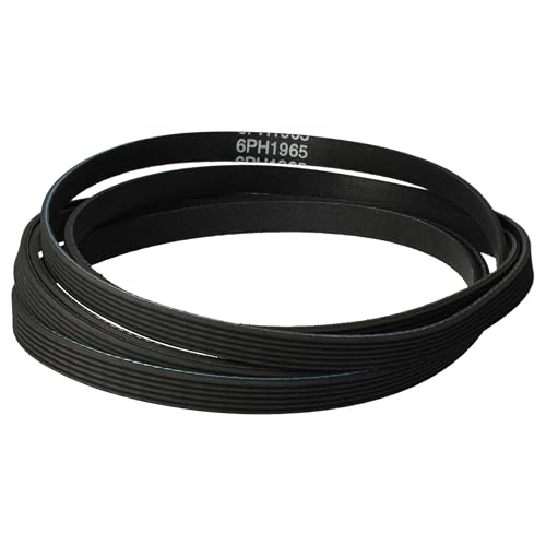 vhbw Keilriemen kompatibel mit Whirlpool Senseline A, Sealine A, Luna A, Indiana A, Atlanta A, AWZ Serie Wäschetrockner - 196,5 cm Schwarz