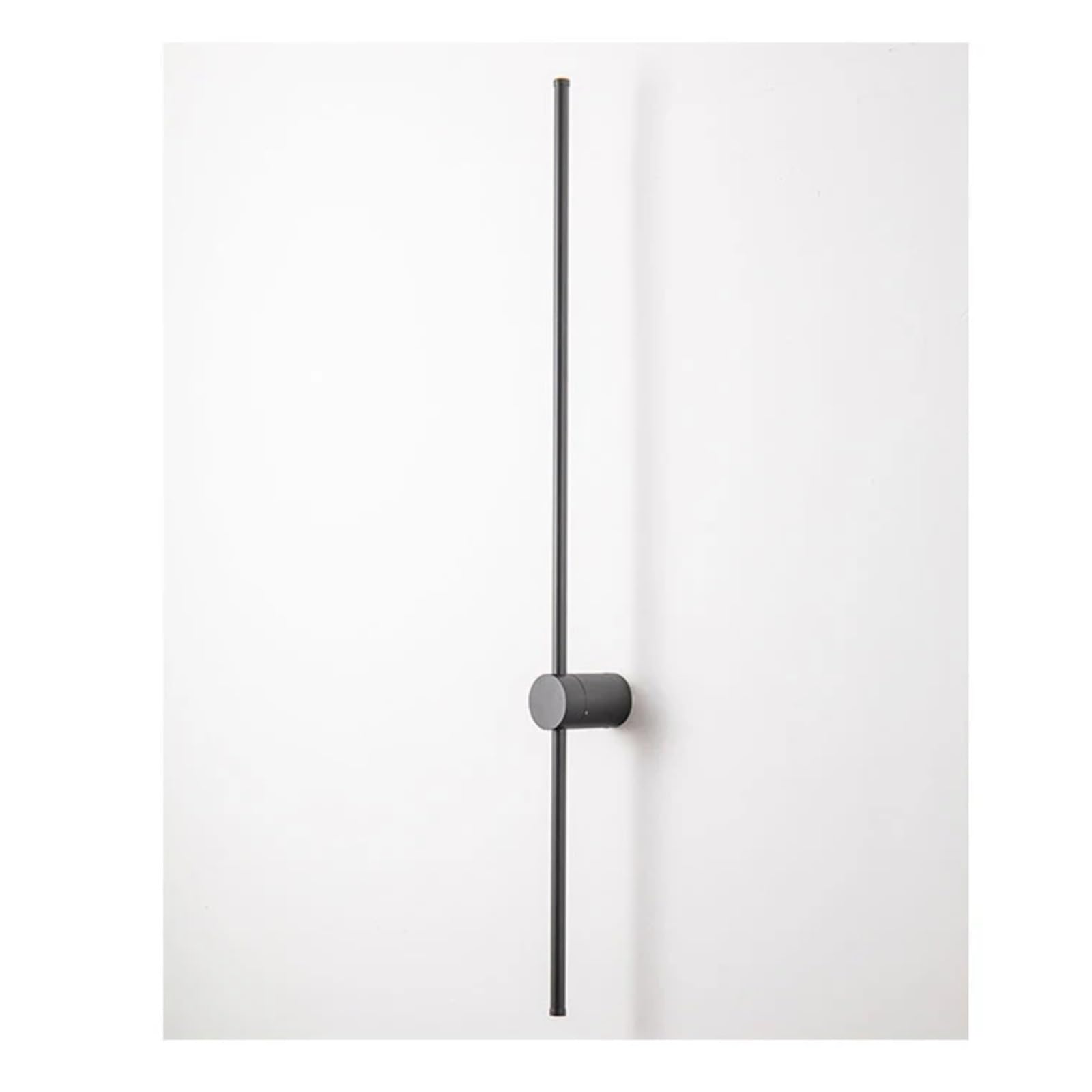 ASerZenith Black Copper Led Wall Lamps Wall Lights Decor For Sofa Background Bedroom 360° Rotation Indoor Lighting Fixtures Led Wall Sconce,Black-L60Cm