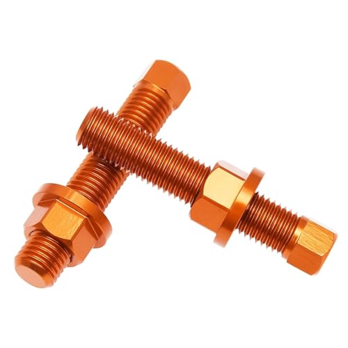 M10 Kettenachsen-Einstellschraubenmuttern for KTM 690 790 890 950 990 1090 1190 1290 ADVENTURE DUKE ENDURO EXC EXC-F SX SXF XC XC-F XC-W(Orange)