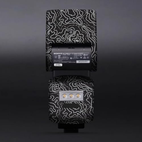 Protection vinyle Sony HVL-F60RM film flash noir blanc