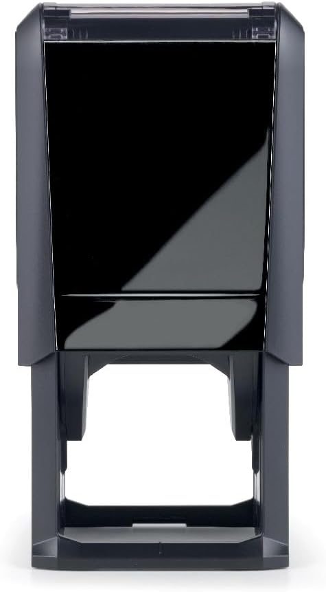 Hubco Black 4924 QR Code Self-Inking Stamp with Custom Text - Upload Your QR Code! * * Please Read Description Carefully for Instructions * *