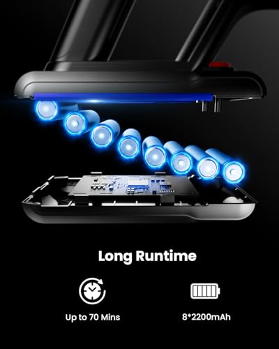 Image of Cordless Vacuum Cleaner, 650W 55KPA 75Mins Runtime Self-Standing Stick Vacuum with LED Display for Home, Anti-Tangle, 8-in-1 Lightweight Vacuum for Hard Floor, Pet Hair, Carpet