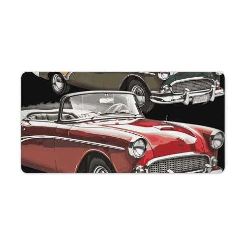 Tapis de souris voitures classiques rétro idéal pour décorer le bureau à la maison