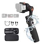 hohem iSteady Pro4 Gimbal Stabilizer for GoPro Hero 13/12/1110/9/8 Insta360 oneR Osmo Action Camera 3-Axis Handheld Gimble w/Wireless Control IPX4 Splash
