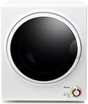 Panda 110V Séchoir portable électrique, 1.5 cu.ft (100% Correspondance pour 1.0 laveuse cu.ft), tambour en acier inoxydable, lave-linge compact – Idéal pour les Appartements, Dorms & Petits espaces