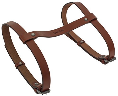 Gusti Halterung für Decke Leder - Rodeo Picknick Decke Tragegriff Riemen Braun Leder Cover