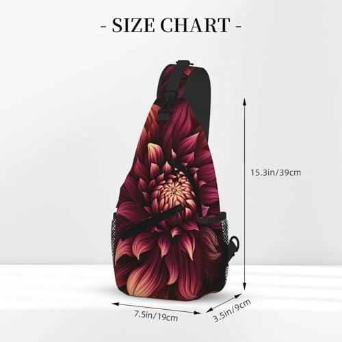 Mochila tipo bandolera negra para senderismo y viajes miniatura 3