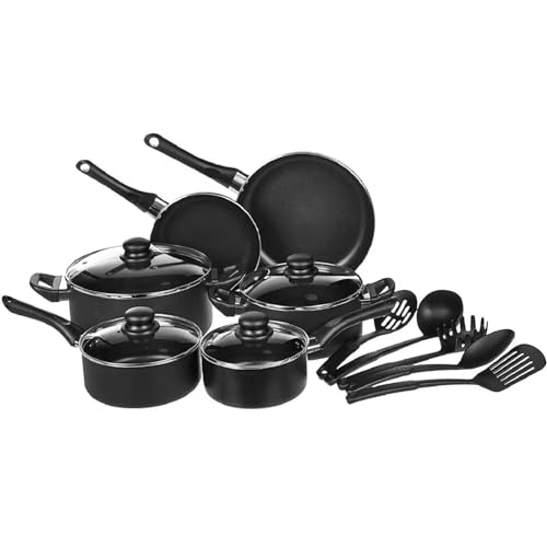 SYGZMY Juego de Utensilios de Cocina antiadherentes de 8 Piezas, ollas y sartenes