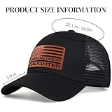 Danumei Fathers Day Dad Gifts from Daughter Awesome Like My Daughter Hat Girl Dad Baseball Cap for Men Christmas Birthday Gift Black