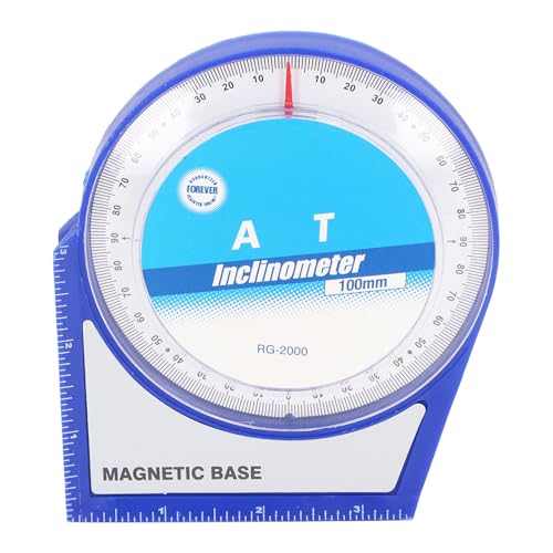 Angle Finder Locator, 4x90 Degree ABS Plastic Inclinometer with Strong Magnet, High Visibility Angle Markings for Efficiency and Convenience, Compact and Lightweight Angle Finder