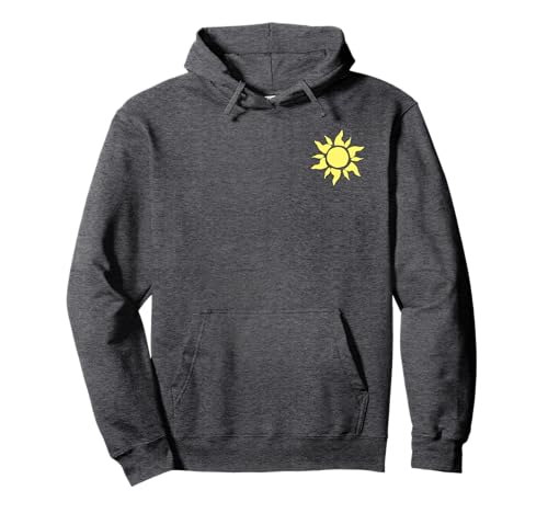 Sweat à capuche Disney Raiponce violet avec poche hoodie soleil Tangled