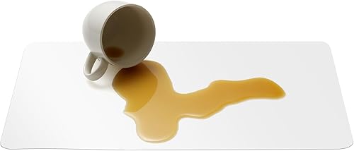 Miniatura 5 de Fasmov Paquete de 36 manteles individuales de plástico transparente, manteles individuales de plástico resistentes al calor, manteles individuales