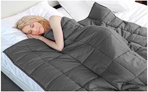 HomeTown Market Weighted Blanket Larger Than King (87" X 80"), 30LB for Adults, Heavy Pressure Comforter (New Larger Than King (87" X 80"), 30LB)