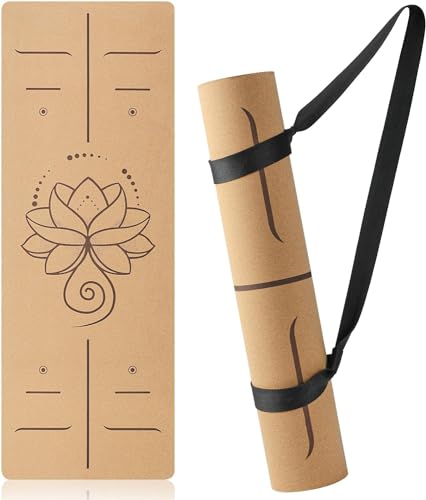 Yoga-Mat-with-Solar-Eclipse-Print-Natural-Responsibly-Sourced-Mat-for-Hot-Yoga-And-Home-Practice-Delivers-Optimal-Cushioning-Stability-and-71x-26-for-All-Exercise-Types
