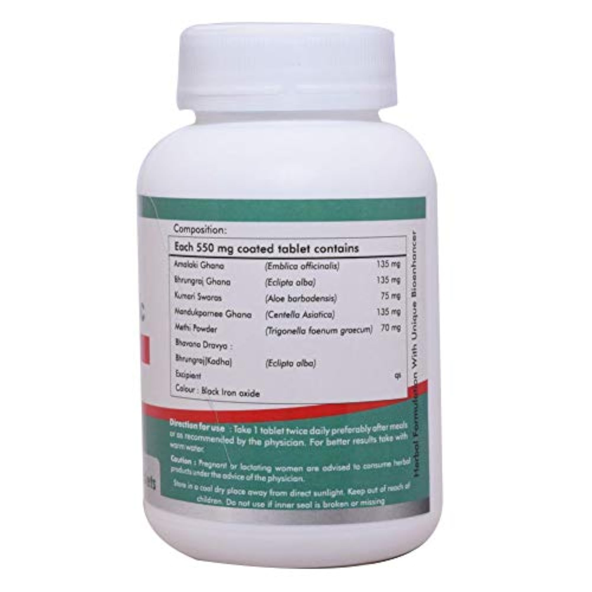 Way2Herbal Kesho Vedic Hair Care Tablets, Herbal Supplement